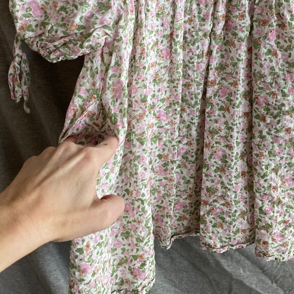 Chelsea & Violet Bohemian Kids Blouse SZ S Floral Pattern* - Picture 5 of 9